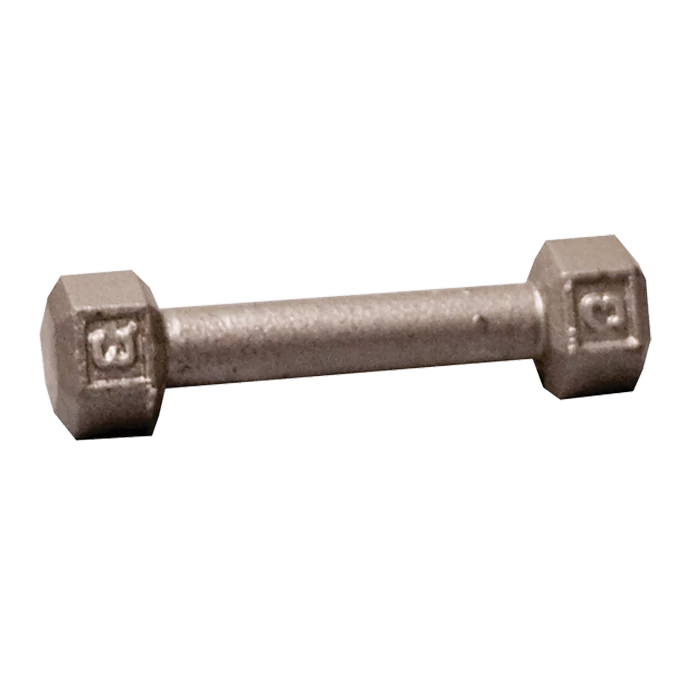Body Solid Body-Solid Cast Iron Hex Dumbbell - 3 Lb. 3 Body Solid Body-Solid Cast Iron Hex Dumbbell - 3 Lb.