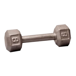Body Solid Body-Solid Cast Iron Hex Dumbbell - 8 Lb.