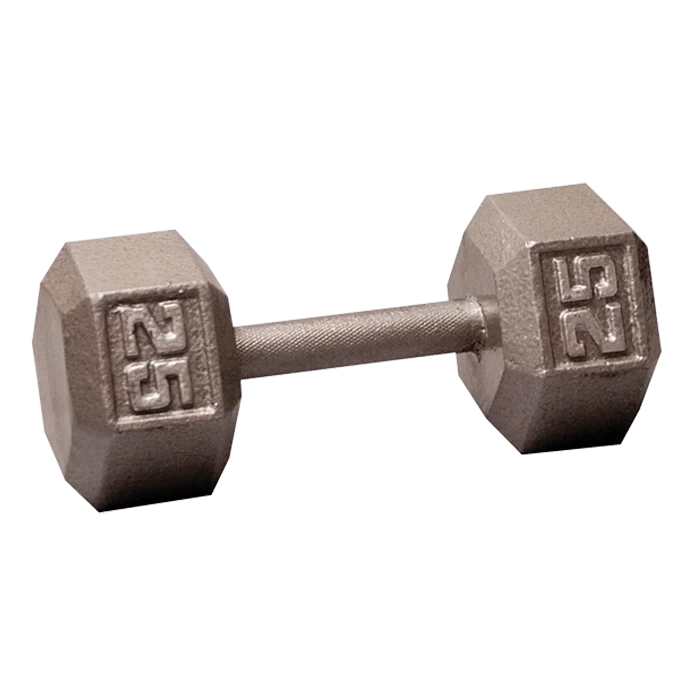 Body Solid Body-Solid Cast Iron Hex Dumbbell - 25 Lb. 3 Body Solid Body-Solid Cast Iron Hex Dumbbell - 25 Lb.