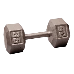 Body Solid Body-Solid Cast Iron Hex Dumbbell - 35 Lb.