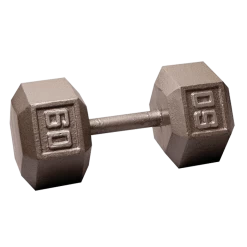 Body Solid Body-Solid Cast Iron Hex Dumbbell - 60 Lb.