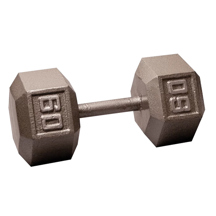 Body Solid Body-Solid Cast Iron Hex Dumbbell - 60 Lb. 3 Body Solid Body-Solid Cast Iron Hex Dumbbell - 60 Lb.