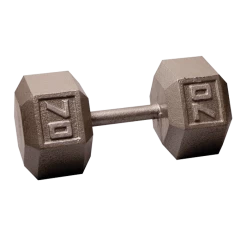Body Solid Body-Solid Cast Iron Hex Dumbbell - 70 Lb.