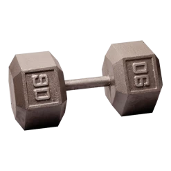 Body Solid Body-Solid Cast Iron Hex Dumbbell - 90 Lb.