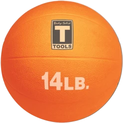 Body Solid Body-Solid Medicine Ball - 14 Lbs (Orange)