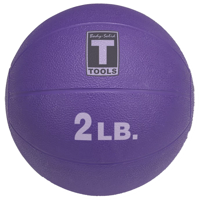 Body Solid Body-Solid Medicine Ball - 2 Lbs (Purple) 3 Body Solid Body-Solid Medicine Ball - 2 Lbs (Purple)