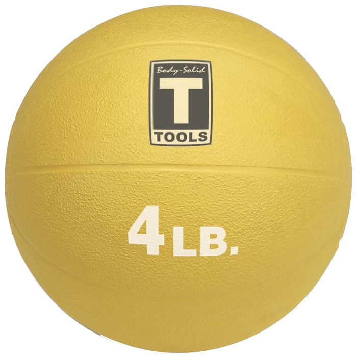 Body Solid Body-Solid Medicine Ball - 4 Lbs (Yellow) 3 Body Solid Body-Solid Medicine Ball - 4 Lbs (Yellow)