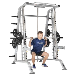 TuffStuff Evolution Smith Machine / Half Cage Combo -Body Solid Store CSM 600 1