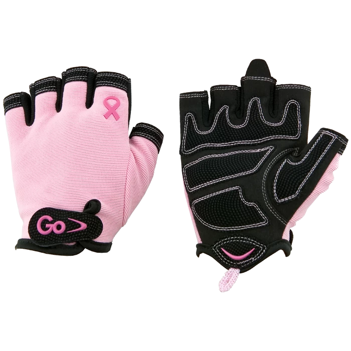 GoFit Women's Breast Cancer Awareness X-Trainer Gloves - Medium 3 GoFit Women's Breast Cancer Awareness X-Trainer Gloves - Medium