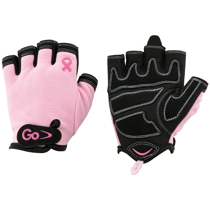 GoFit Women's Breast Cancer Awareness X-Trainer Gloves - Small 3 GoFit Women's Breast Cancer Awareness X-Trainer Gloves - Small