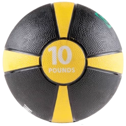 GoFit 10 Lbs Rubber Medicine Ball