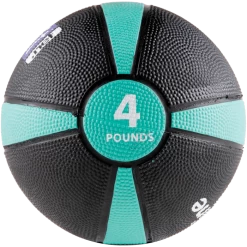GoFit 4 Lbs Rubber Medicine Ball