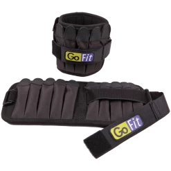 GoFit 5 Lb Padded Pro Ankle Weights