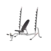 Hoist 7 Position F.I.D Olympic Bench 2 Hoist 7 Position F.I.D Olympic Bench -Body Solid Store HF 51707