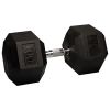 Body Solid 100 Lb Rubber Coated Hex Dumbbell -Body Solid Store SDR100