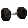 Body Solid 70 Lb Rubber Coated Hex Dumbbell -Body Solid Store SDR70