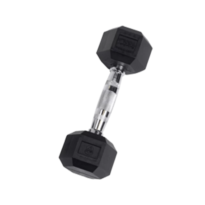 Body Solid 8 Lb Rubber Coated Hex Dumbbell 3 Body Solid 8 Lb Rubber Coated Hex Dumbbell